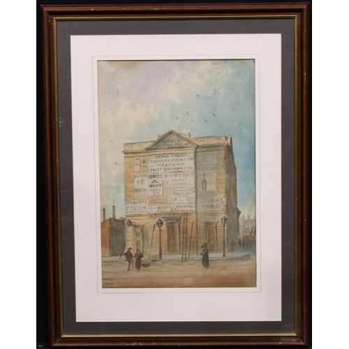 504 - Paul Braddon (1864–1938) 
The Posting Station, Sheffield 
signed, dated 1890, watercolour, 54.5cm x ... 