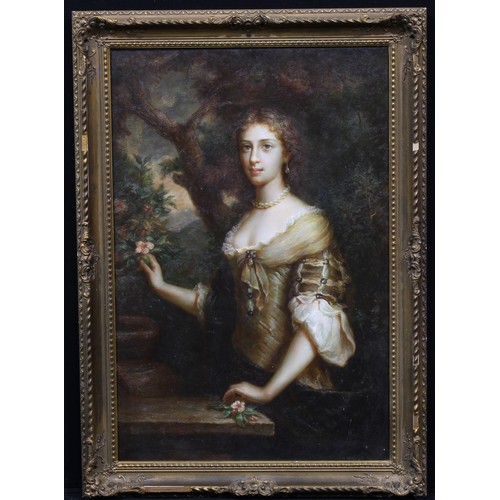 353 - British School (20th century) 
Portrait of a Young Lady, after Gainsborough 
unsigned, oil on canvas... 