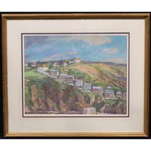 637 - Henry Wainwright (English School, 20th century) 
Holywell, Eastbourne 
unsigned, oil on canvas, 36cm... 