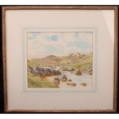 509 - Victor Coverley-Price (1901-1988) 
Snowdon from Capel Curig 
signed, watercolour, 24cm x 28cm