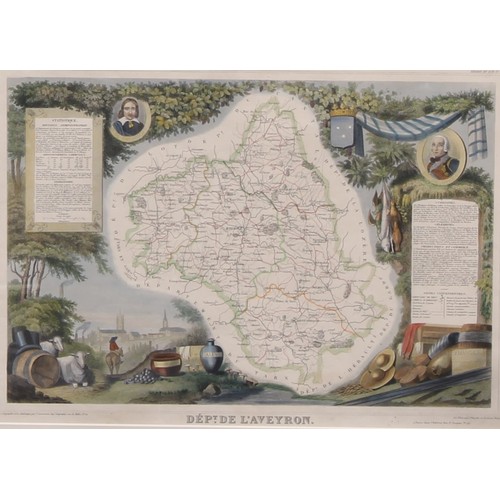 2490 - John Speed (1551/2 - 1629), after, a map, The Bishoprick and Citie of Durham, 38.5cm x 50.5cm; anoth... 