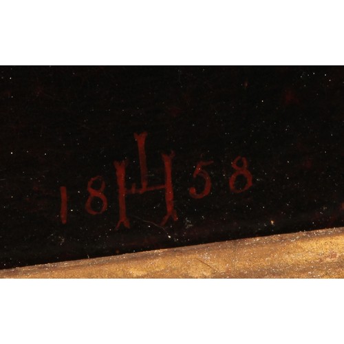 586 - James Hayllar (1829–1920)
Carpenter’s Workshop
signed with monogram, dated 1858, label to verso, oil... 