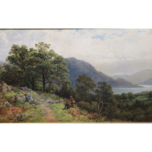 384 - Samuel Henry Baker (1824–1909)
Ullswater From Gowbarrow Park, Cumberland
inscribed to verso, oil on ... 