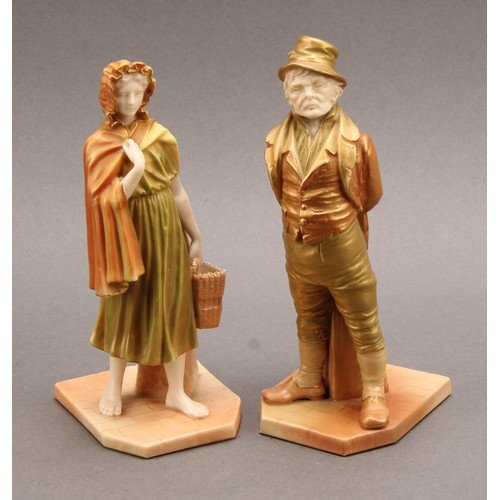 147 - A Royal Worcester figure, after James Hadley, The Irishman, from the Countries of the World Series, ... 