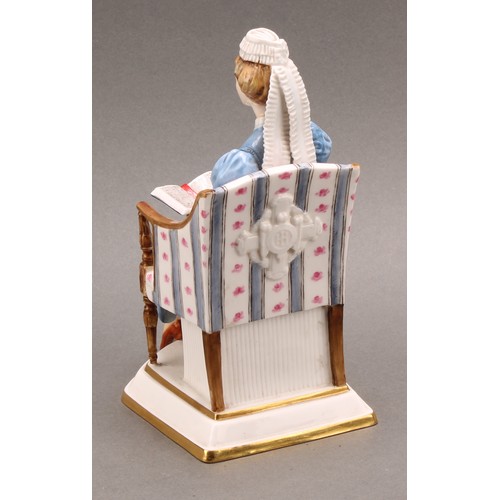 152 - A Royal Worcester porcelain figure, Sister, The London Hospital, modelled by Ruth Van Ruyckevelt, pa... 