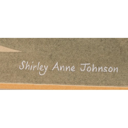 497 - Shirley Anne Johnson (Derbyshire artist)
Shops Near Friargate Bridge, Derby and Cottages,
signed, wa... 