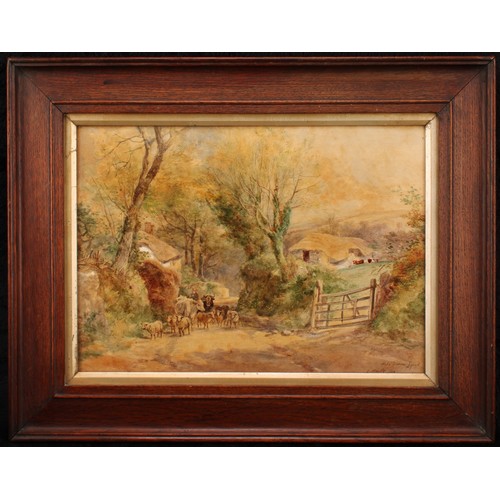 373 - J Hardy (19th century)
Hole Farm, The Hollow, Littleover, Derby
watercolour, 22.5cm x 32cm