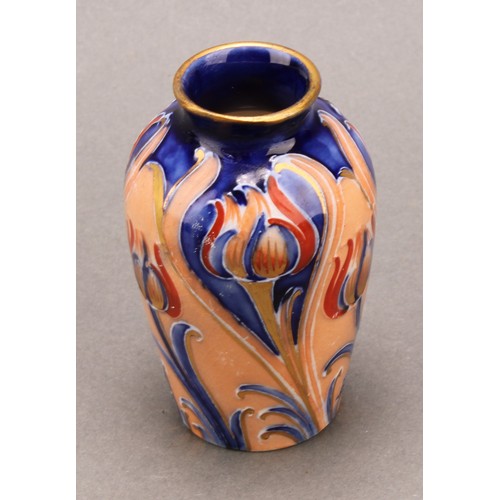 34 - A Moorcroft Alhambra pattern vase, Macintyre Burslem marks to base, 8cm high