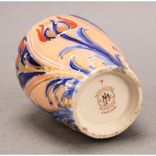 34 - A Moorcroft Alhambra pattern vase, Macintyre Burslem marks to base, 8cm high