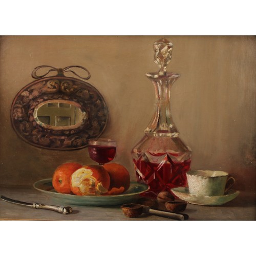 334 - English School (early 20th century)
Still Life
indistinctly signed with initials, dated 1911, oil on... 