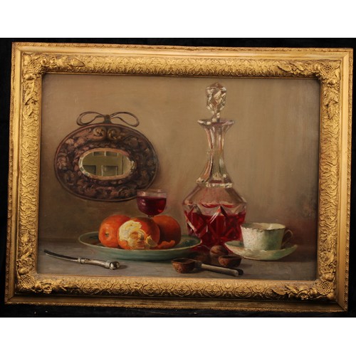 334 - English School (early 20th century)
Still Life
indistinctly signed with initials, dated 1911, oil on... 