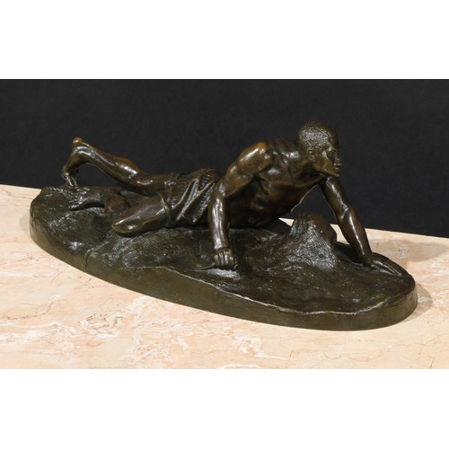 2091 - Anton van Wouw (1862-1945), by, Victor Van Hove (Belgian, 1826-1891), after, a dark patinated bronze... 