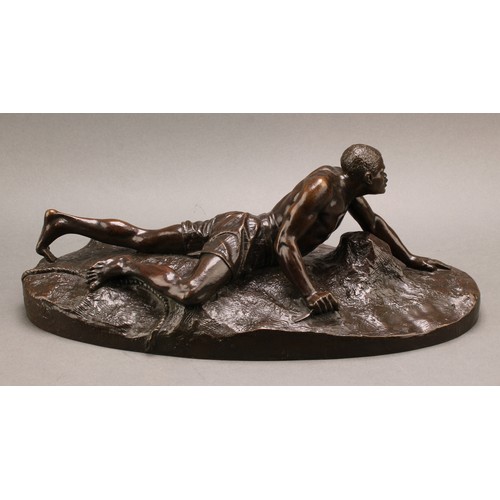 2091 - Anton van Wouw (1862-1945), by, Victor Van Hove (Belgian, 1826-1891), after, a dark patinated bronze... 