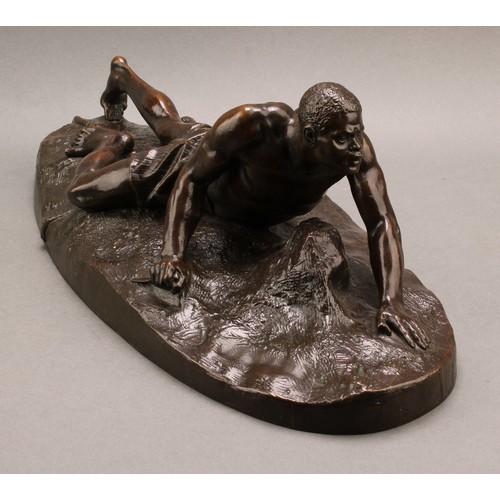 2091 - Anton van Wouw (1862-1945), by, Victor Van Hove (Belgian, 1826-1891), after, a dark patinated bronze... 