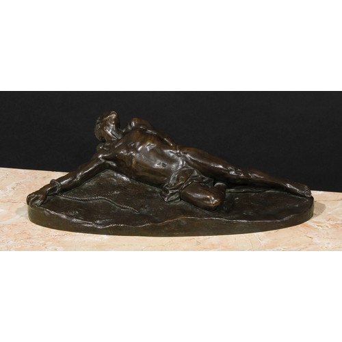 2090 - Anton van Wouw (1862-1945), by, Victor Van Hove (Belgian, 1826-1891), after, a dark patinated bronze... 