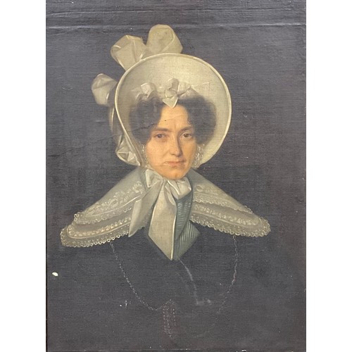 393 - Victorian School (19th century) 
Portrait of a Lady 
unsigned, oil on canvas, 80cm x 59cm