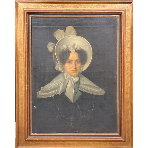 393 - Victorian School (19th century) 
Portrait of a Lady 
unsigned, oil on canvas, 80cm x 59cm