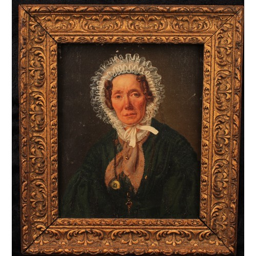 539 - Libert (Victorian School) 
Portrait of a Housekeeper 
signed and dated 1844, oil on panel, 24cm x 20... 