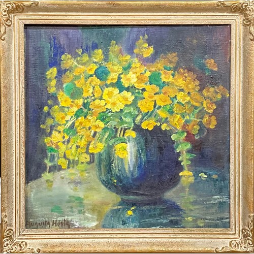 329 - English School (20th century) 
Augusta Hosta (Pride of August) 
unsigned, titled, oil on canvas, 48c... 