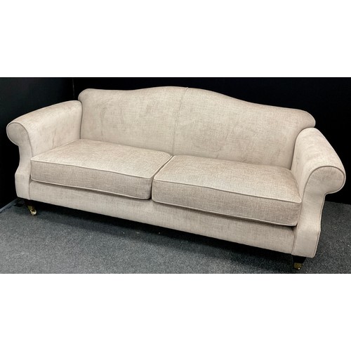 260A - A Duresta style three seat sofa, by The Sofa Workshop,  87cm high x 211cm wide x 104cm deep.