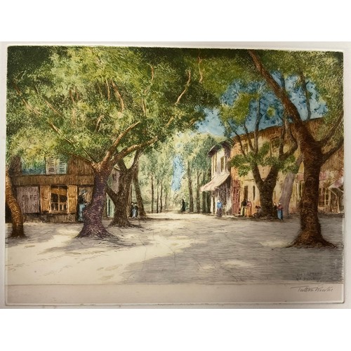 442A - William Tatton Winter, R.B.A., (1855 - 1928), by and after, a set of five, Dieppe; Promenade De Blos... 