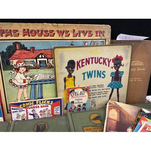 161 - Children's books - The Kentucky twins, Eb & Flo's Adventures twins at school, Mary mouse and the lit... 