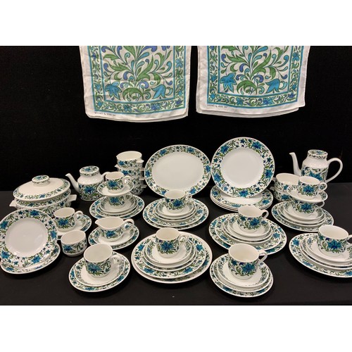 168 - A 1970s Midwinter table service comprised of; six dinner plates, six smaller, twelve side plates, te... 