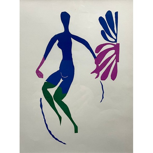 12 - Henri Matisse (1869-1954), after, Blue Nude with Green Stockings (Nu Bleu V), 1954, Lithograph, 34cm... 