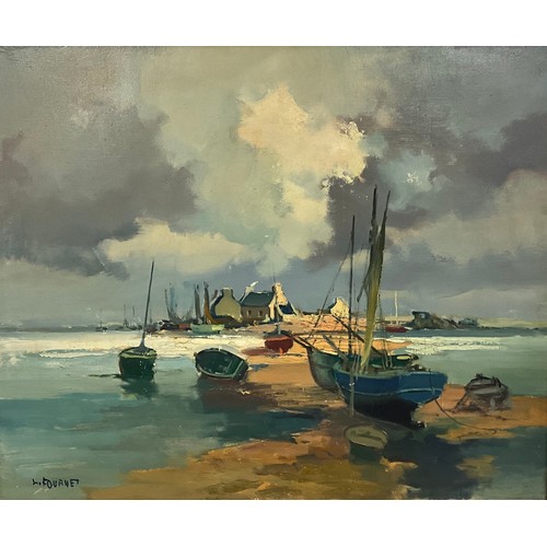 19 - Lucien Fournet (French 1902-1975) 
Cote du Morbihan 
signed, oil on canvas, 60cm x 72.5cm.