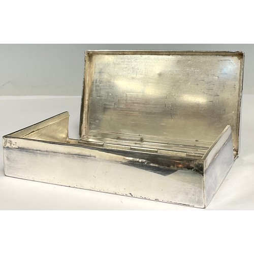 49 - An early 20th century silver plated huntsman's sandwich tin