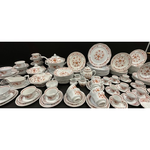 58 - An extensive Wedgwood Kashmar table service for twelve comprised of - twelve large dinner plates, si... 