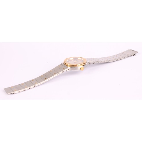 1001 - Raymond Weil - a lady's 9903 stainless steel and gold two tone wristwatch, 26mm diameter case, silve... 