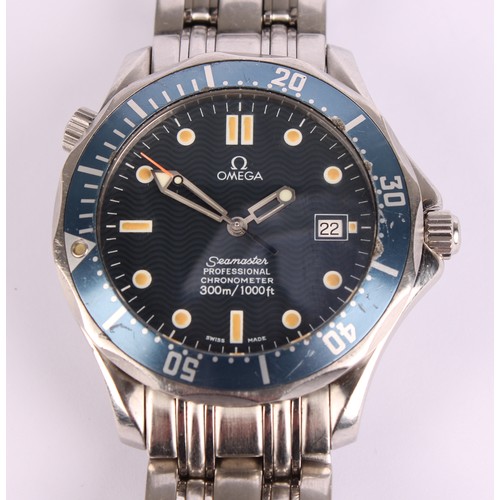 1079 - Omega - a Seamaster Professional Chronometer 300m/1000Ft stainless steel wristwatch, Ref 168 1603, w... 