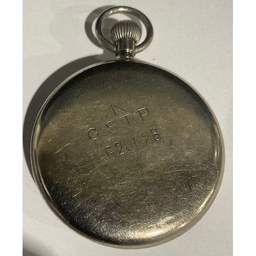 558 - A Doxa military pocket watch, GSTP G2002B, 50mm diameter