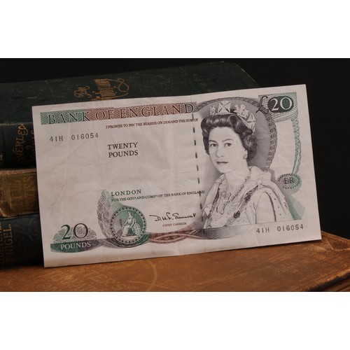 3876 - Coins and Bank Notes - a Bank of England £20 error note