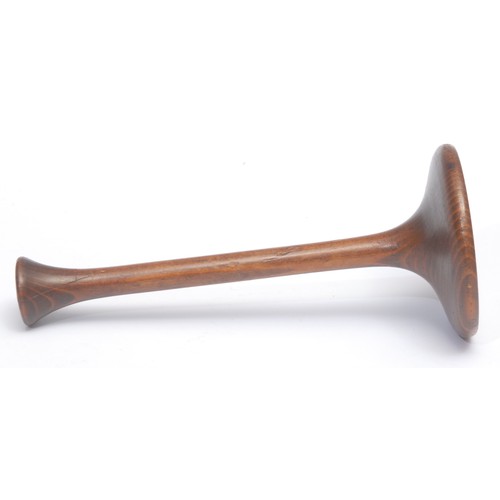 3732 - Medical Interest - a 19th century turned monaural stethoscope, 17cm long