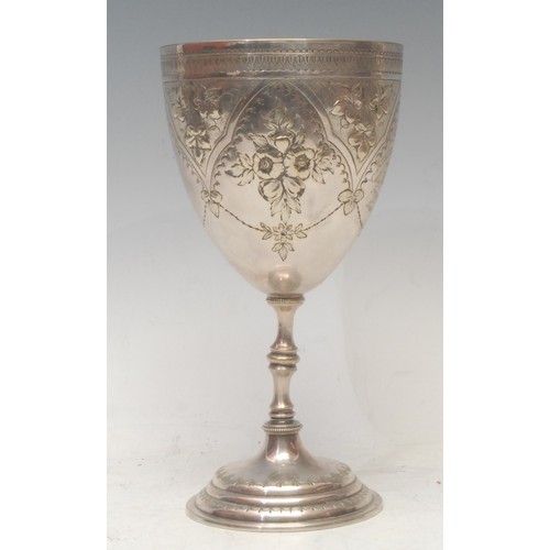 3671 - Cycling History - a Victorian silver plated cycling winner's cup, awarded to R.F. Carr for the 5 mil... 