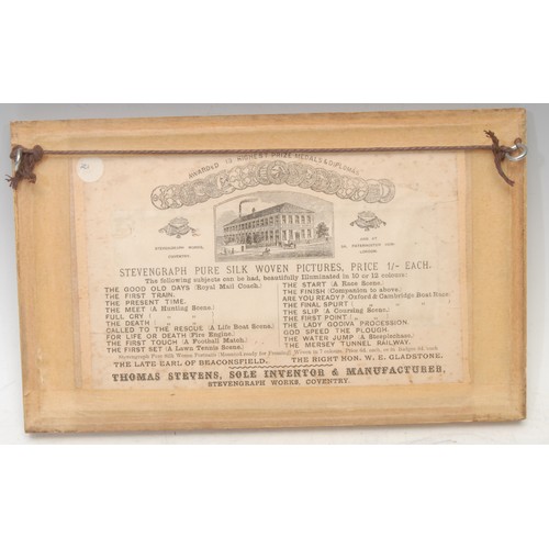Stevengraphs - Thomas Stevens, London, a woven silk Stevengraph, of ...