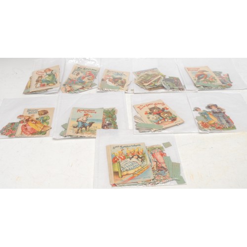 4231 - Juvenalia – Raphael Tuck Panorama Book cut out Chromolithographic figures, accessories and stands, 1... 