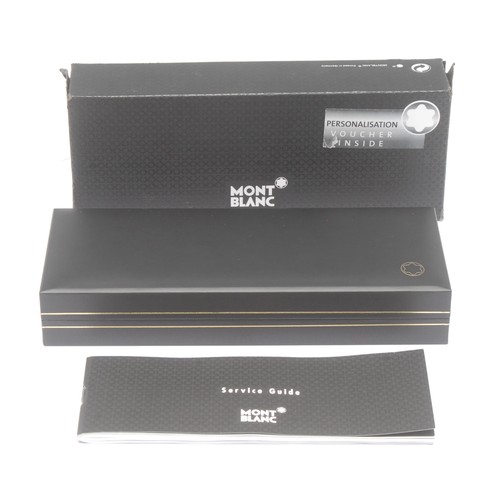 3747 - A Montblanc Boheme Je T'aime rollerball pen, model number GLL014854, the clip mounted with a heart-s... 