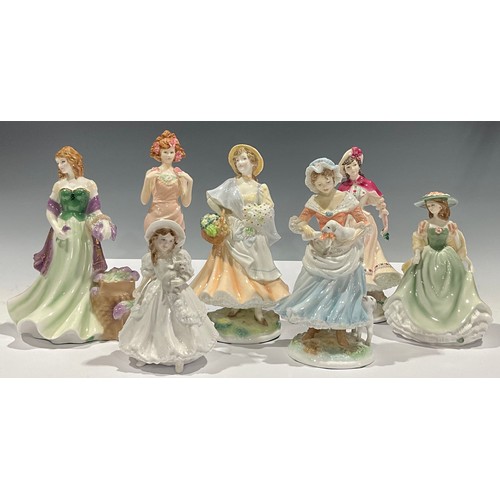 134 - A Royal Worcester figure, for Compton & Woodhouse, The Shepherdess, limited edition 2,125/9,500; oth... 