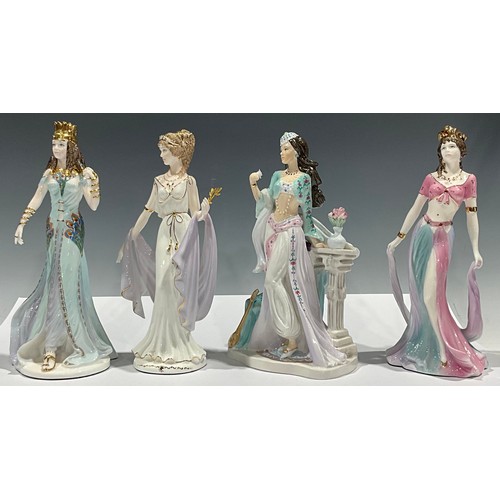 170 - A Coalport figure, Arabian Nights, CW560, for Compton & Woodhouse, limited edition 76/2,450; others,... 