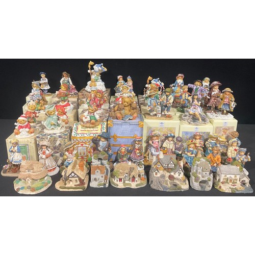 352 - A quantity of Leonardo Collection Paintbox Poppets resin figures, by Christine Haworth, including Th... 