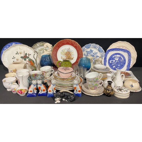 364 - Ceramics & Glassware - a quantity of various patterns including Noritaké, Coalport, Crown Trent, Mas... 