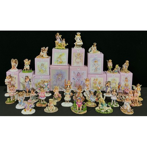 367 - A quantity of Leonardo Collection resin Fairy models, by Christine Haworth, including Ice Diamond Fa... 