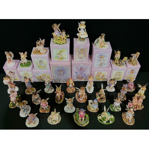367 - A quantity of Leonardo Collection resin Fairy models, by Christine Haworth, including Ice Diamond Fa... 