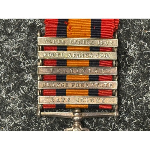 5001 - Boer War / WW1 Medal Group to 12793rd Cl Tpr J Miller, SAC  comprising of Queens South Africa Medal ... 