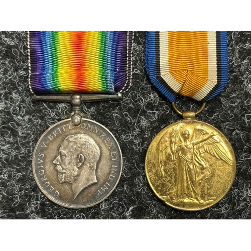 5010 - WW1 British Royal Navy Medal group comprising of British War Medal and Victory Medal to J45254 GJ Ma... 