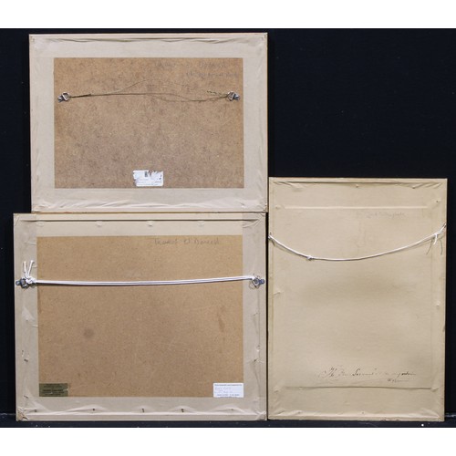 387 - Thomas O'Donnell (1944-2020) 
London Crowd 
signed, dated 1992, mixed media, 27.5cm x 40cm; others s... 