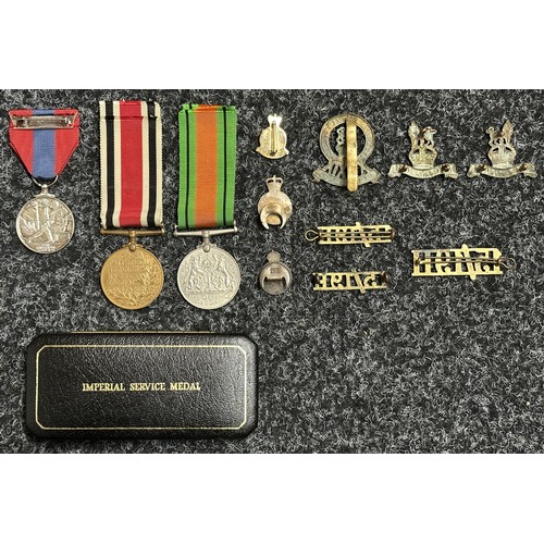 5023 - WW2 British Defence Medal and Special Constabulary Faithful Service Medal to Thomas W Wright: Cased ... 